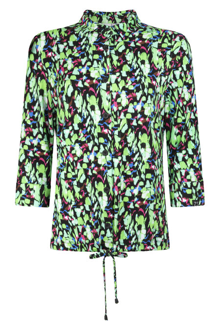 Zoso Merlin Printed blouse green/black