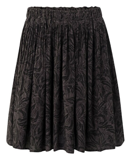 Yaya Woven pleated skirt in a flowy phantom