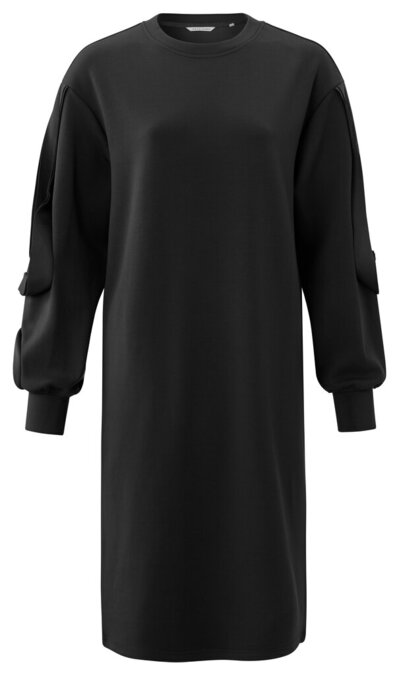 Yaya Sweat dress with a round  neck