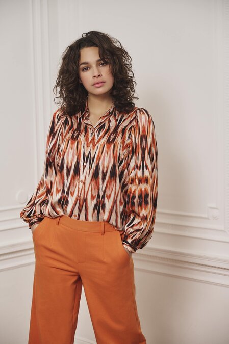 Esqualo Blouse basic Ethnic Skins