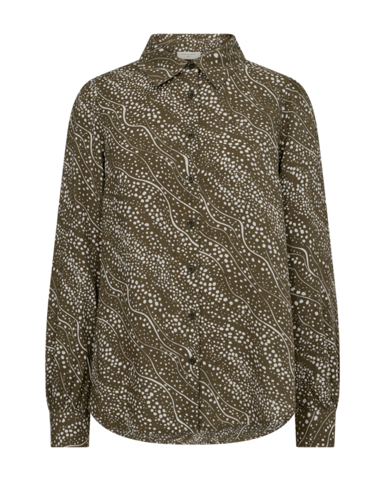 Freequent fqdotrea-shirt Deep Lichen Green w. Tofu