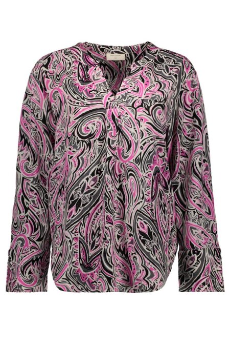 Freequent fqdolana-blouse Moonbeam w. Raspberry Rose