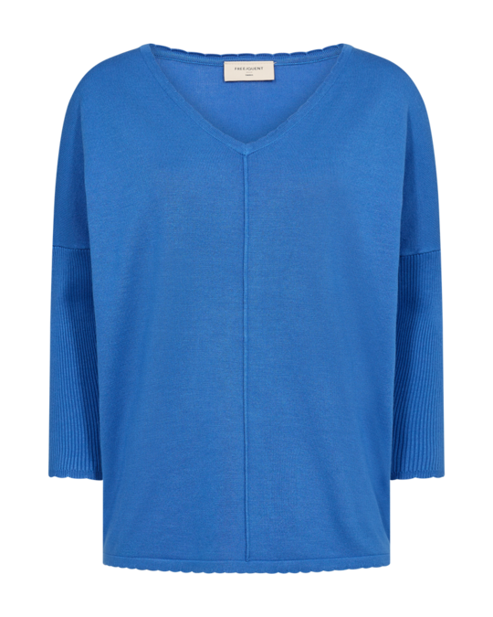 Freequent fqjone-v-pullover Nebulas Blue