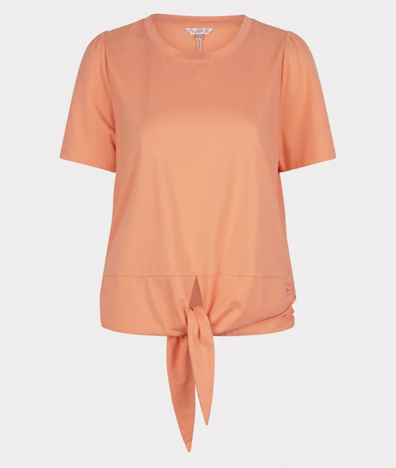 Esqualo T-shirt modal bottom knot SP24.30022