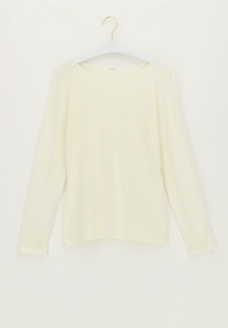 Oroblu Perfect line Cashmere - T-shirt Long sleeve ivory