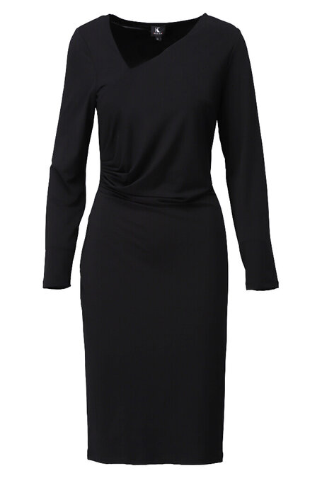 K-Design Midi jurk met speciale hals Z394