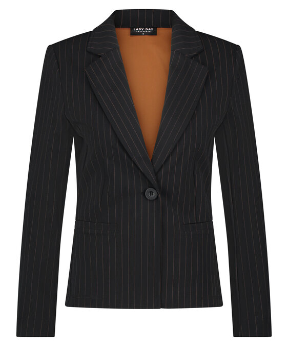 Lady Day Billy Pinstripe Black