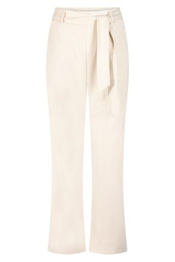 Zoso Merle broek sand suedine look