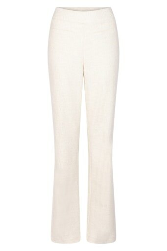 Zoso Sam broek off white met zilveren glitter