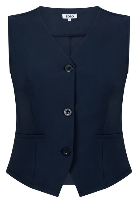 Zoso Sacha travel gilet navy
