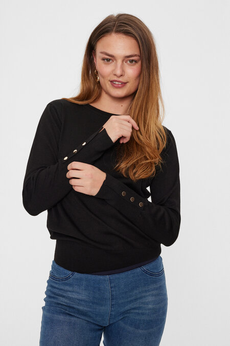 Freequent fqkatie-pullover Black