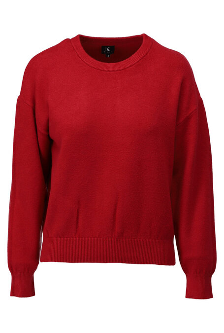 K-Design Pull ronde hals B865 rio red