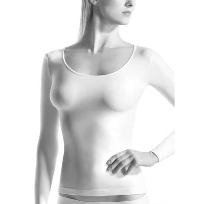 Oroblu Dolce Vita t-shirt round long sleeves wit