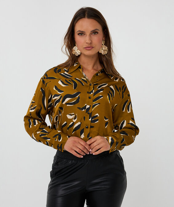 Esqualo Blouse oversized Harmony Print
