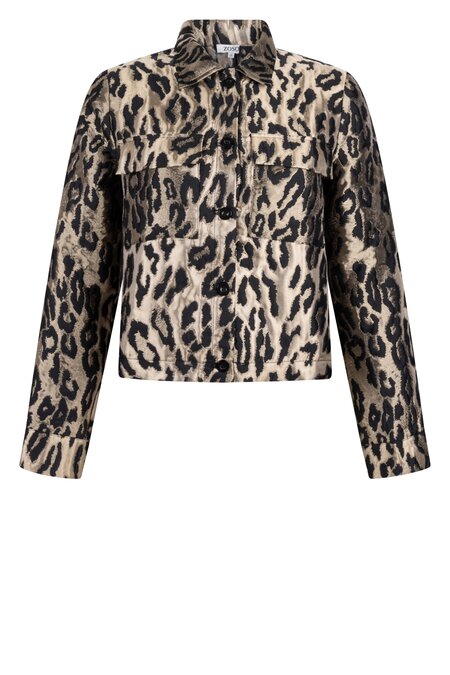 Zoso 255Dalia Fancy jacquard jacket animal print