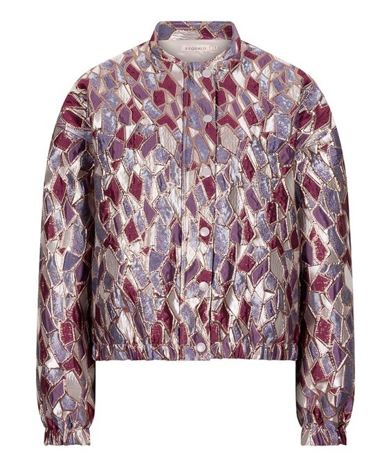 Esqualo Jacket bomber metallic mosaic