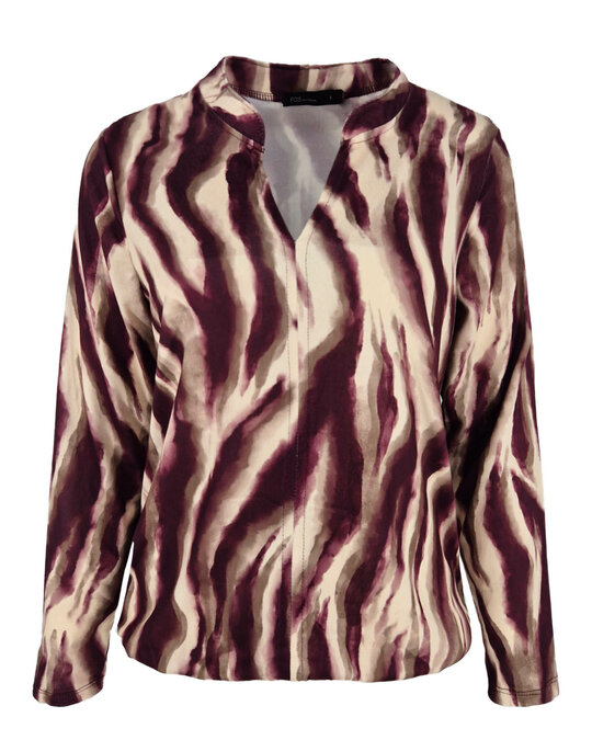 Fos Top - Didi Zebra Faded-FB Bordeaux
