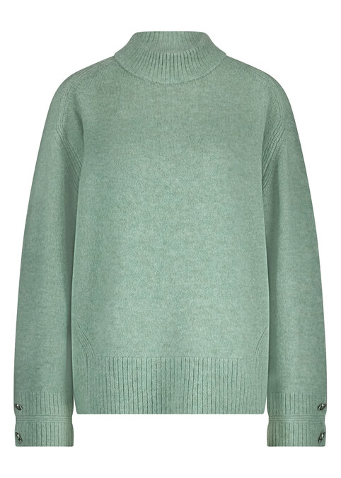 Tramontana Turtle-Neck Jumper SoftGreenMelange