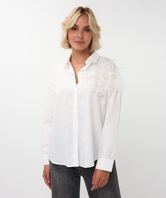 Esqualo Blouse small flower patch
