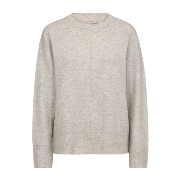 Freequent fqolina-pullover Moonbeam w. Silver