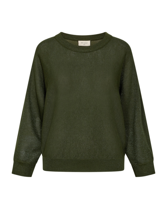 Freequent fqbetty-pullover Kombu Green glitter
