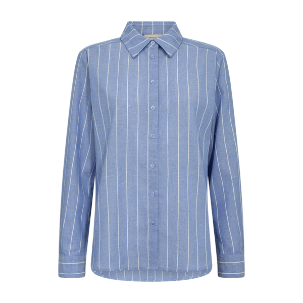 Freequent fqsolly-shirt Vista Blue w. Star Off-White