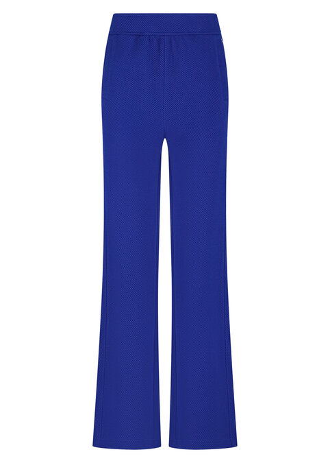 Tramontana Structured Wide-Leg Trousers  Ink