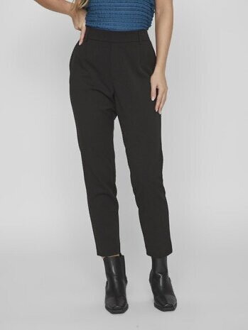 Vila vivarone hw slim pant - noos Black