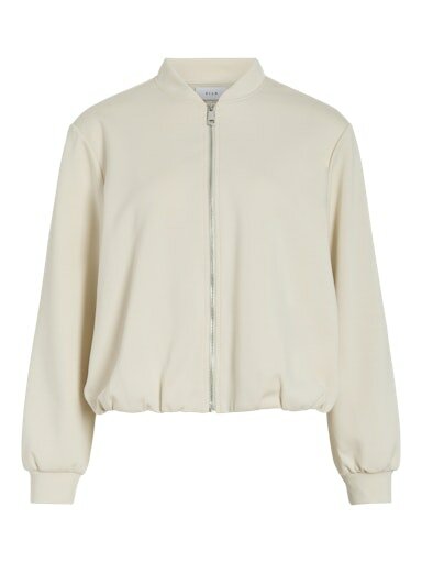 Vila vianyera o-neck l/s shacket Birch