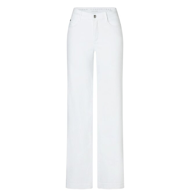Mac wide white denim D010