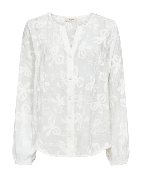 Freequent fqrandy-blouse Star Off-white