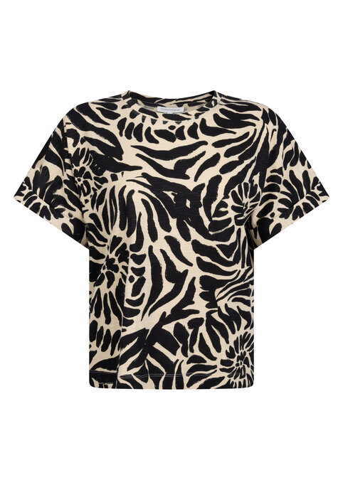 Tramontana Top Safari Bloom  PrintBlack&Pebble