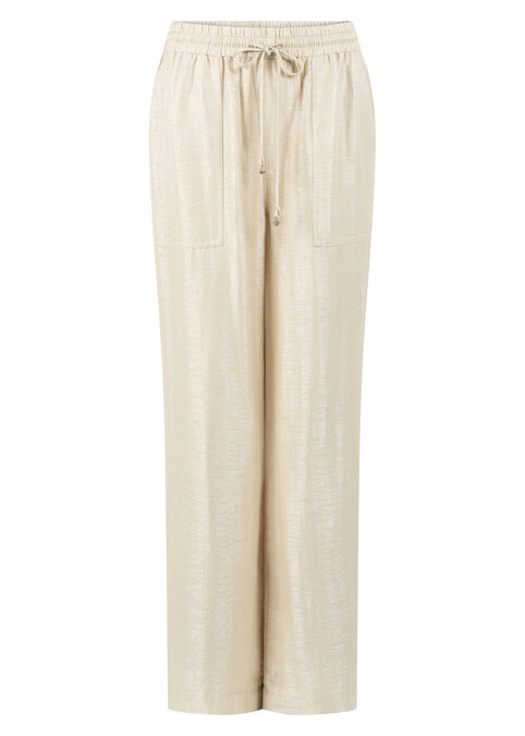 Tramontana Shimmer WideLeg Trousers  Pebble
