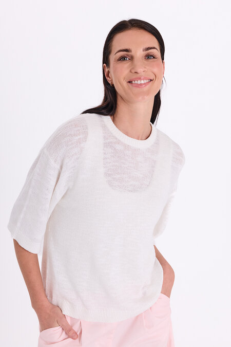 Freequent fqvicki-pullover Brilliant white
