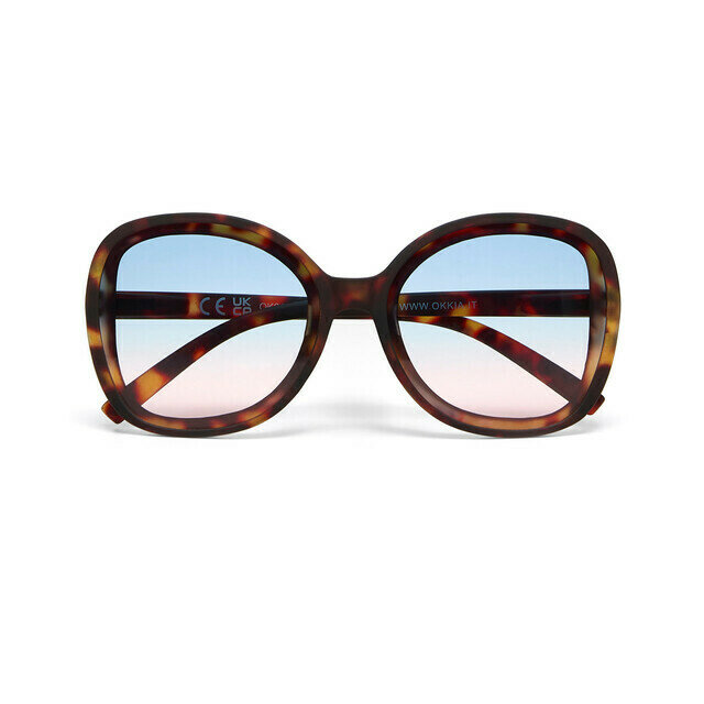 Okkia Anna OK019 CH-BP - CLASSIC HAVANA - Blue Pink Lens