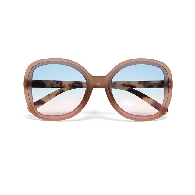 Okkia Anna OK019 PH-BP - PINK HAVANA - Blue Pink Lens