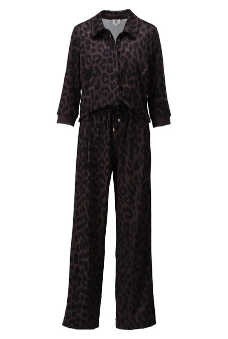 K-Design Jumpsuit met luipaardprint D321-P161