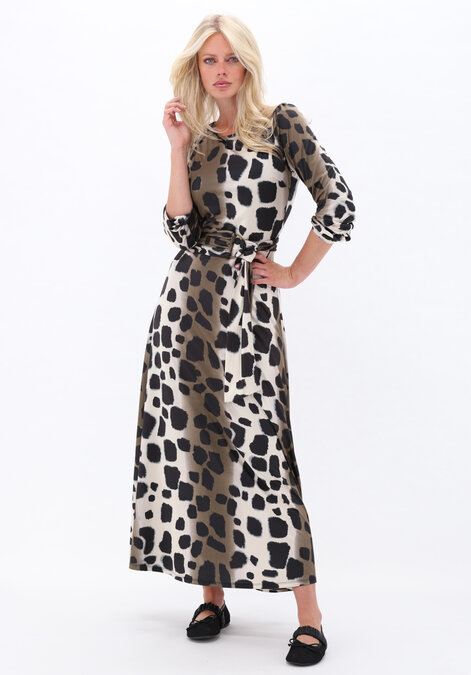 K-Design Maxi jurk met dierenprint D118-P147