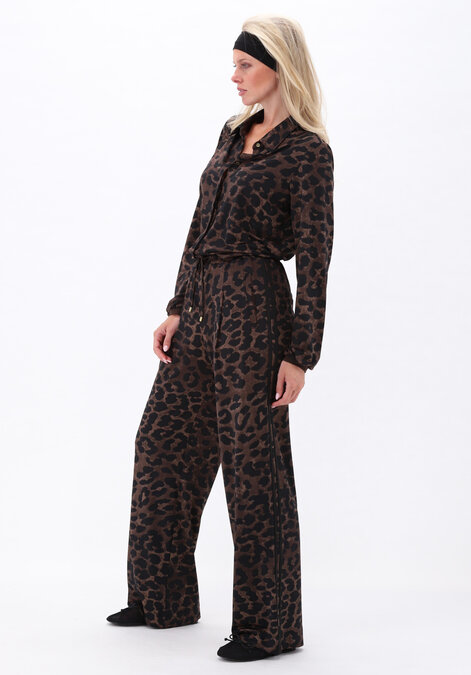 K-Design Jumpsuit met luipaardprint D321-P161