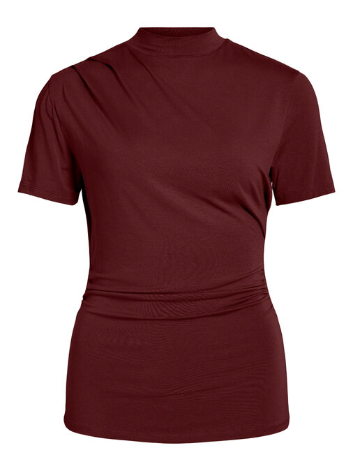 Vila vipinna highneck s/s top Winetasting