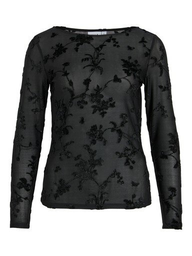 Vila vimiranda l/s top/dc Black Beauty