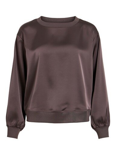 Vila viliso o-neck l/s top/1 Raisin