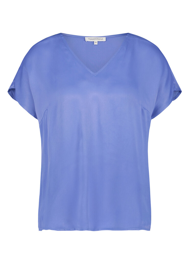 Tramontana Top V-Neck Satin