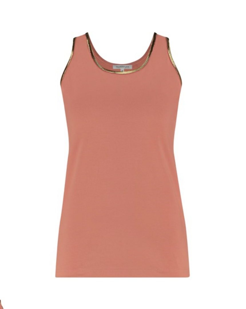 Fancy-Tape Singlet papaya