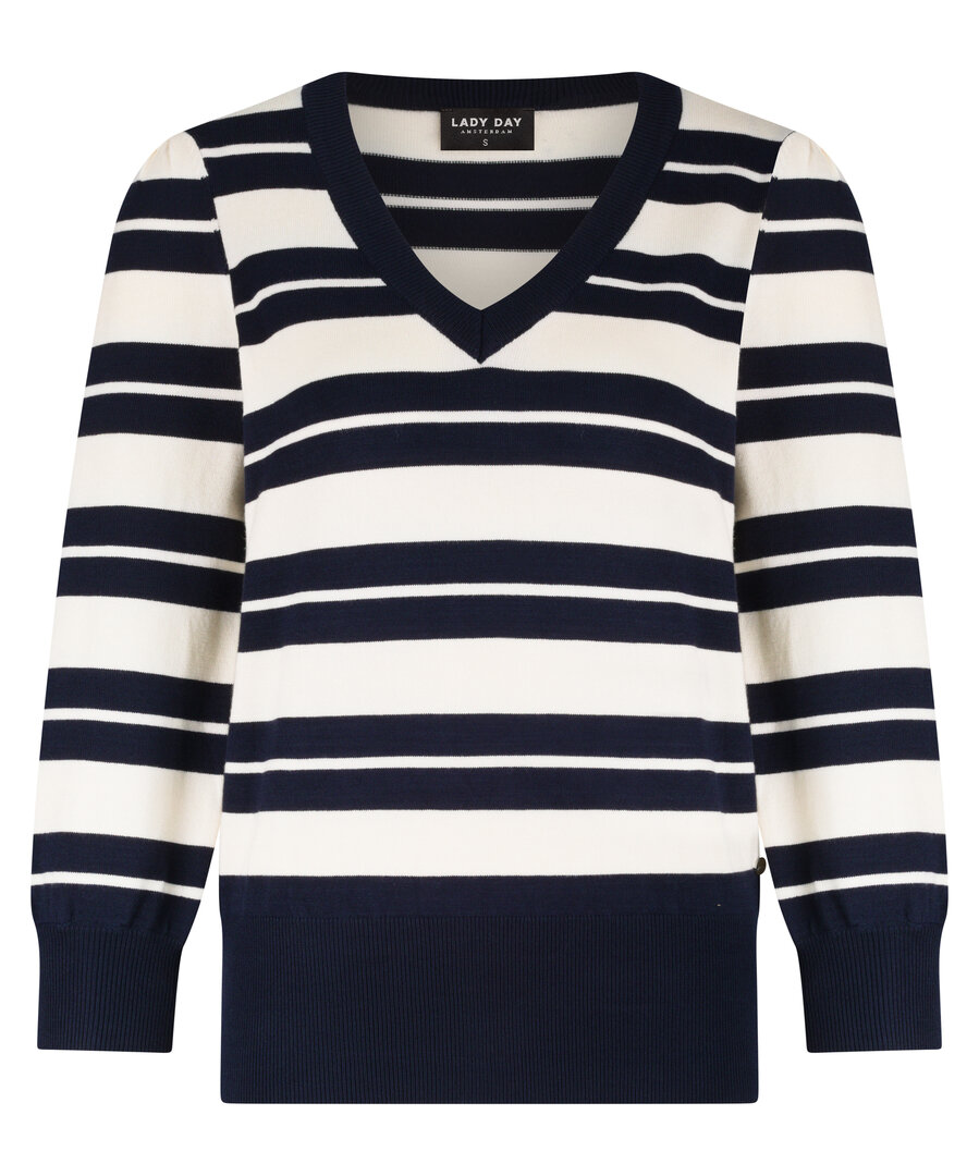 Lady Day Alina Stripe Blue/Champagne