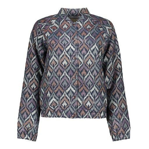 Geisha Jacket print blue