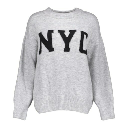 Geisha Pullover NYC grey/black