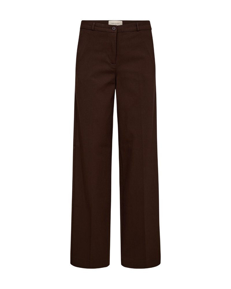 Freequent fqsolvej-pants coffee bean 206019
