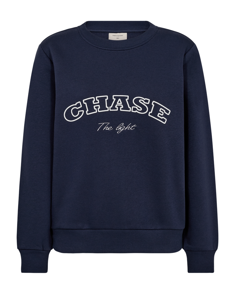 Freequent fqkamela-pullover Navy Blazer w. Star Off-white