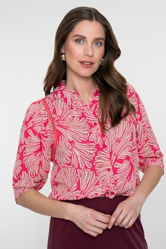 Geisha blouse pink/merlot 63447-20